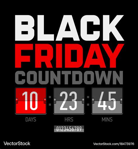 Countdown to Black Friday .